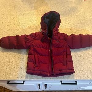 Girls 3t LL Bean puffer jacket